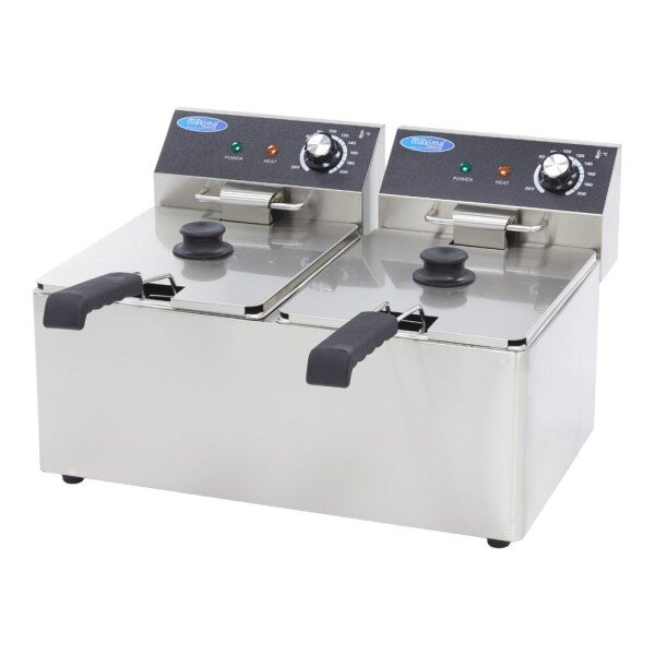 MAXIMA Фритюрниця 2x8L  2 кошики  до 2,8кг картоплі 09365225 image