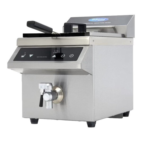 MAXIMA Фритюрниця 8L  1 кошик, індукційна, зі зливним краном 09371090 image