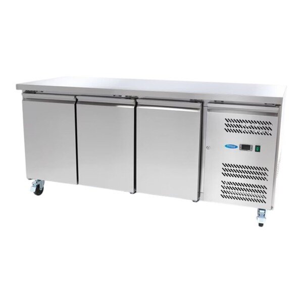 MAXIMA Морозильний стіл 312 л 180 см 3-дверний 09400395 image