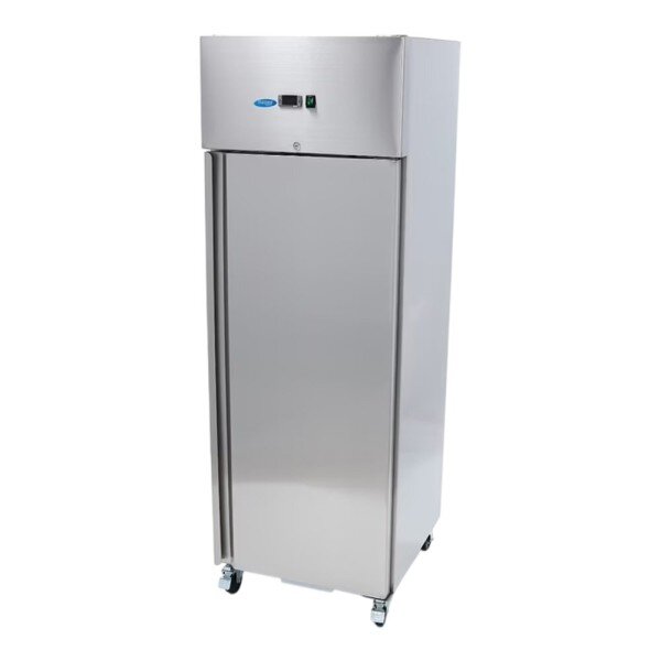 MAXIMA Шафа морозильна 400 л 3 регул полиці нерж сталь на колесах 09400136 image