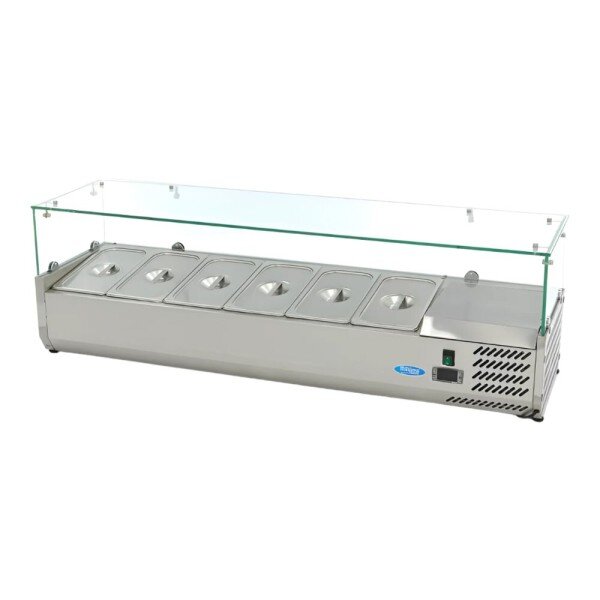 MAXIMA Вітрина для інгредієнтів 6х1/3 GN 140 см  09400323 image