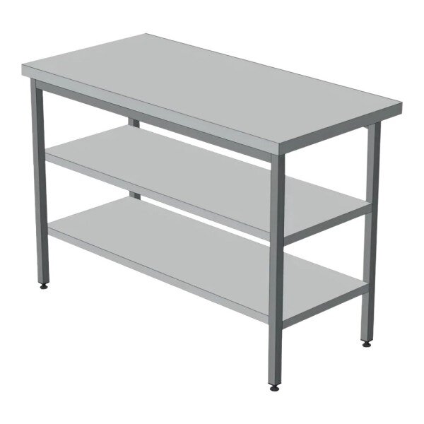 Стіл з 2 полицями 400х700х900 image