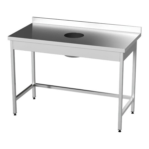 Стіл з бортом та отвором 1600х700х850 image