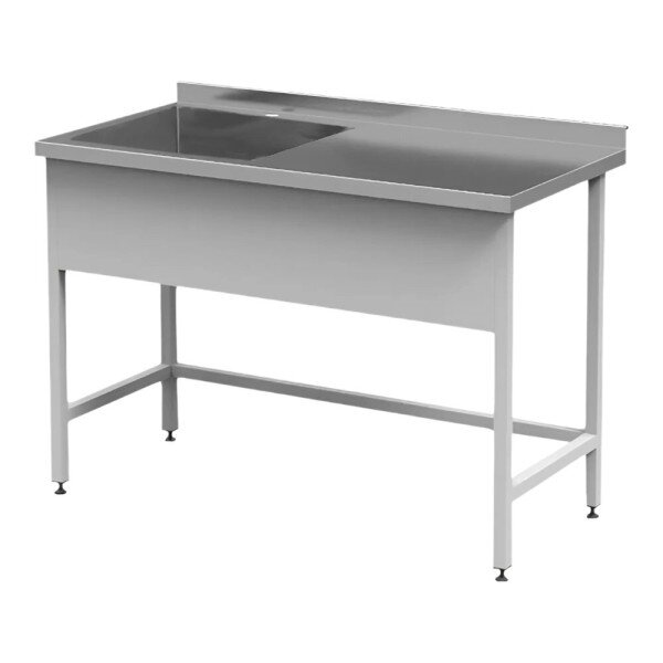 Стіл з мийкою лівою і полицею 1400х700х850 image